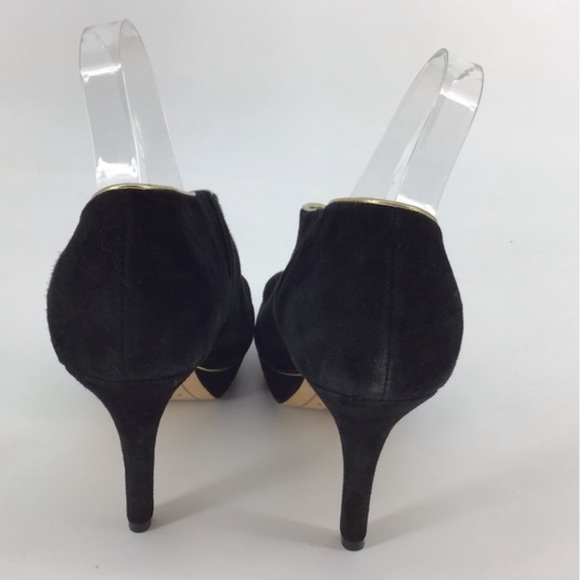 KARL LAGERFELD suede heels Paris heels 👠 - Picture 2 of 4